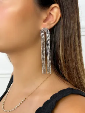 Boucles d'oreilles Bety argentees