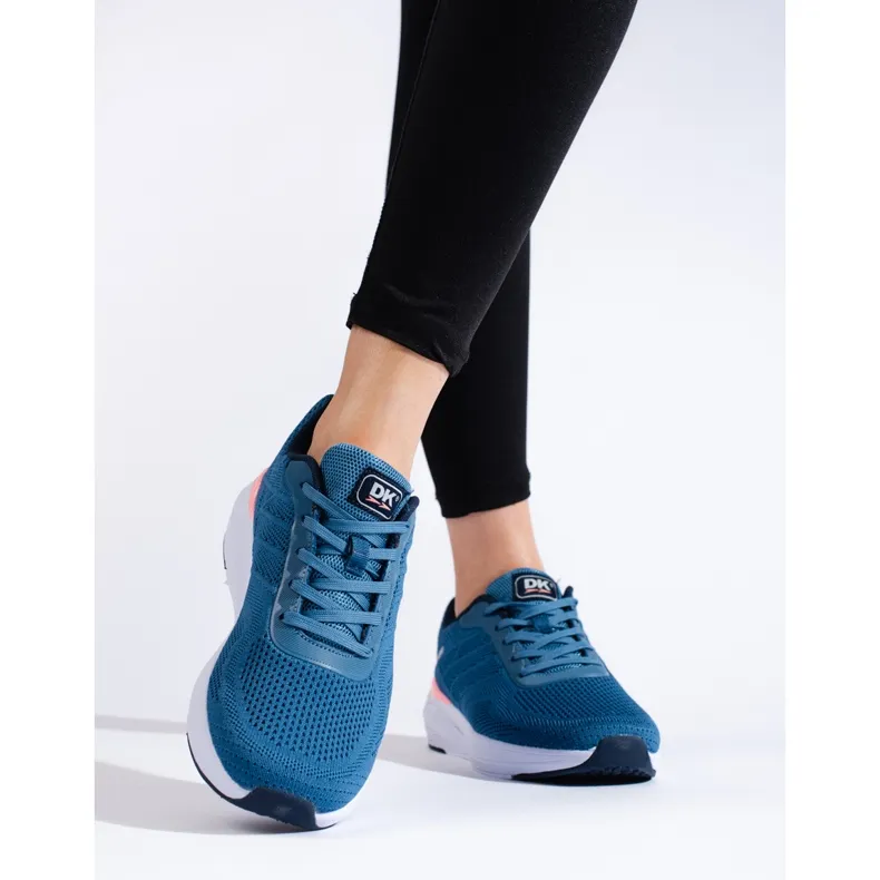 Chaussures de sport en textile bleu DK pour femmes