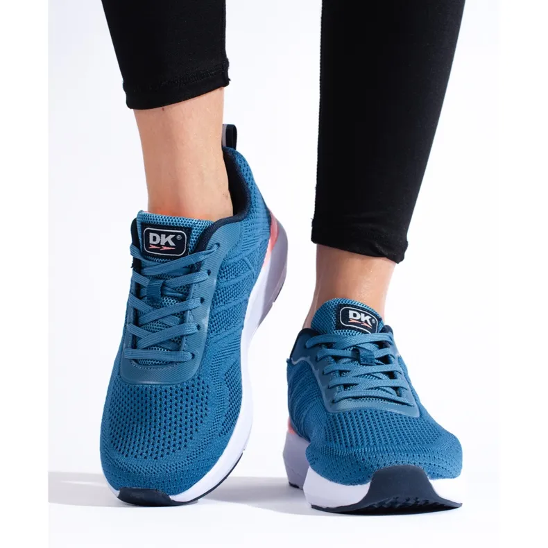 Chaussures de sport en textile bleu DK pour femmes