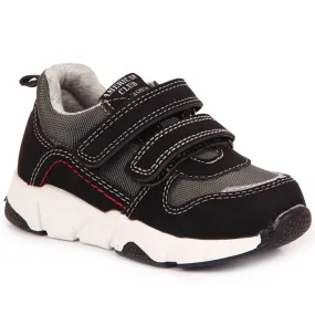 Chaussures de sport garçon American Club noires le noir