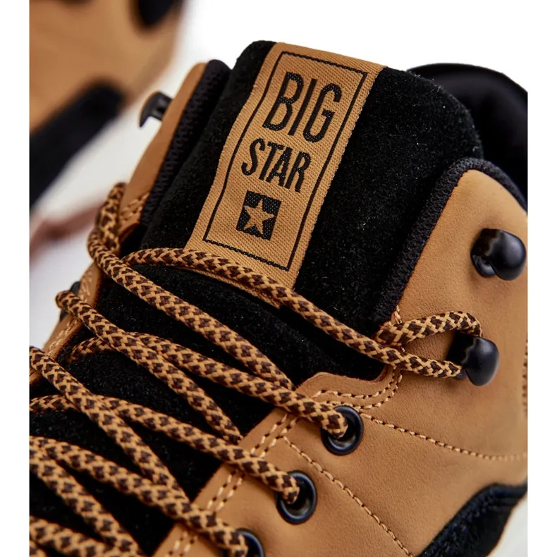 Chaussures Sport Homme Trappers Big Star KK174242 Camel brun le noir