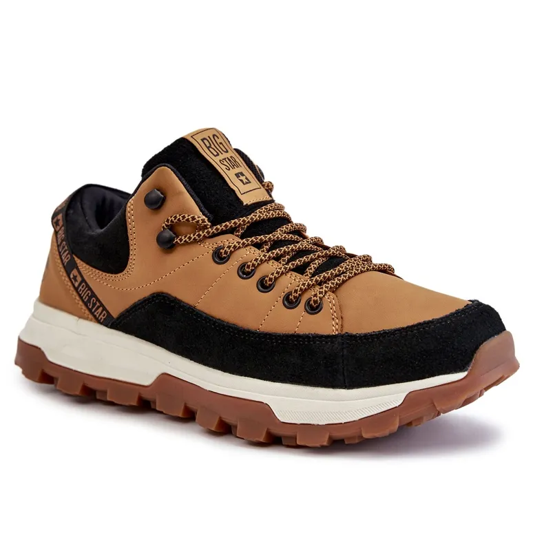 Chaussures Sport Homme Trappers Big Star KK174242 Camel brun le noir