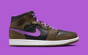 Jordan 1 Mid Purple Mocha