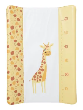 Matelas à langer Premium 50x70 cm - Toise girafe - Jaune