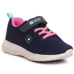 News Chaussures sport résille bleu marine fille