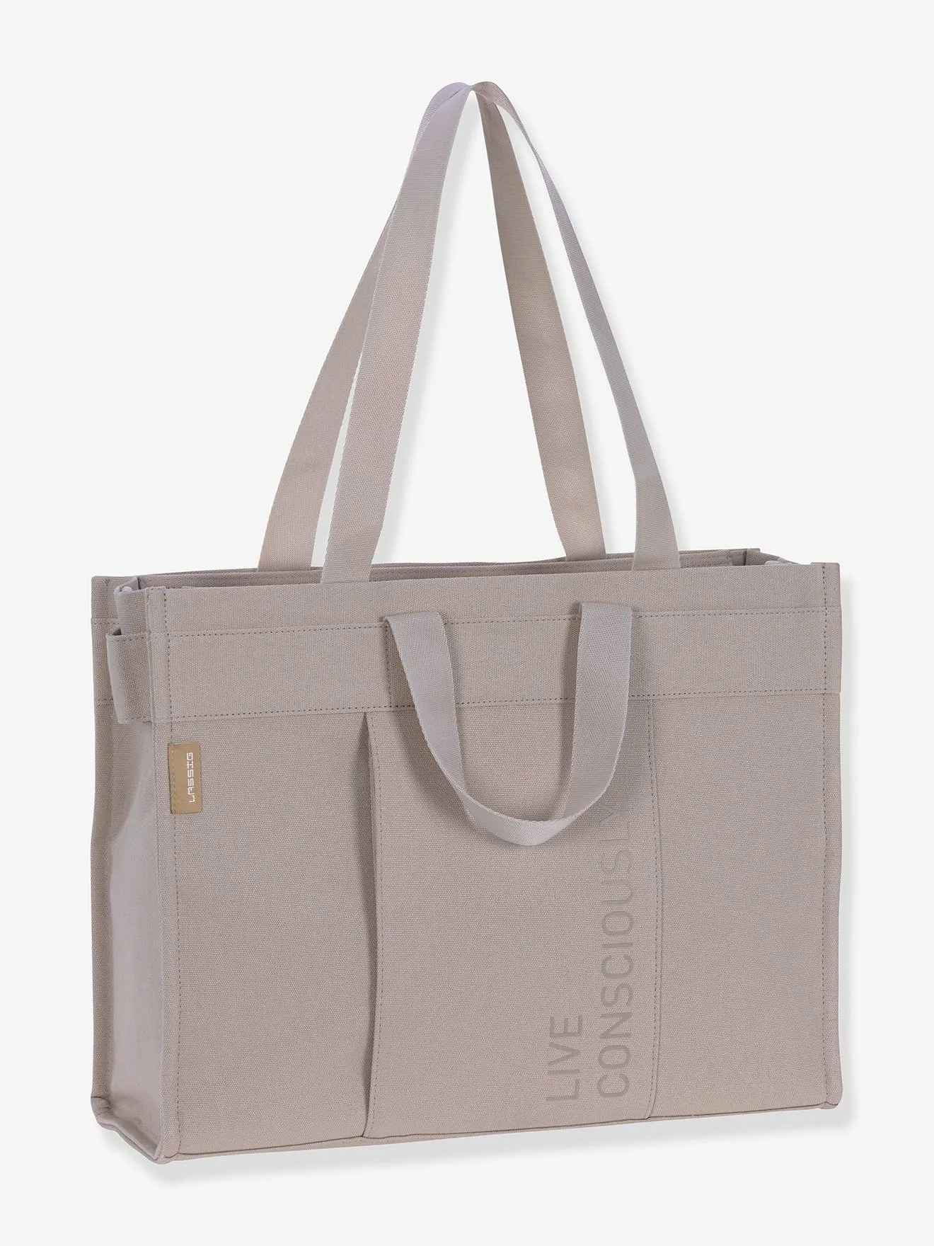 Sac à langer Green Label LÄSSIG Tote Up taupe - Lassig